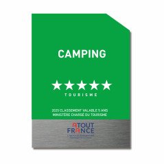 Panneau classement camping ou reclassement