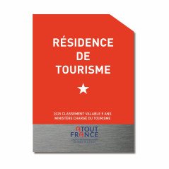 Panneau classement résidence de tourisme