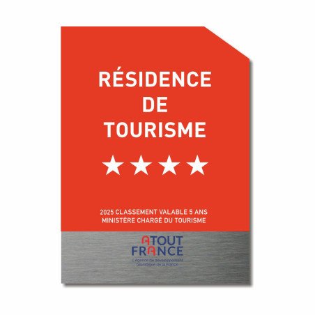 Panneau classement résidence de tourisme