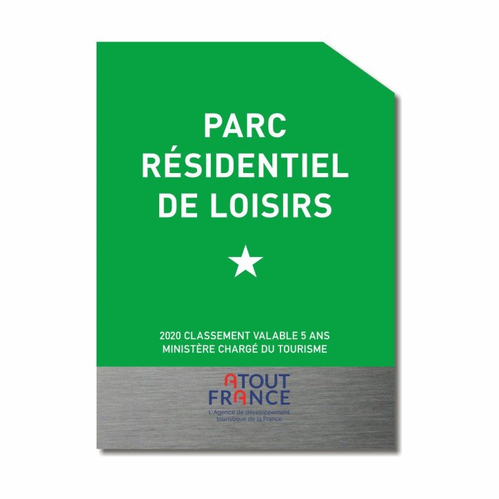 Panneau classement parc résidentiel de loisirs Panneau classement parc résidentiel de loisirs