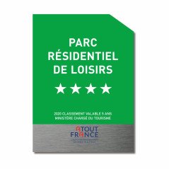 Panneau classement résidence de tourisme