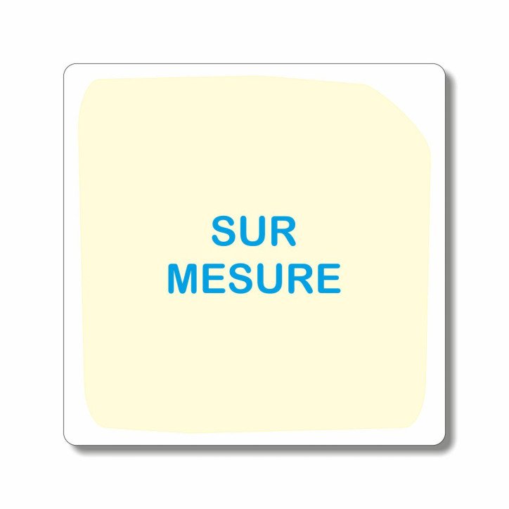Plaque sur mesure sanitaires Plaque sur mesure sanitaires