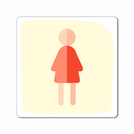 plaque toilettes femmes