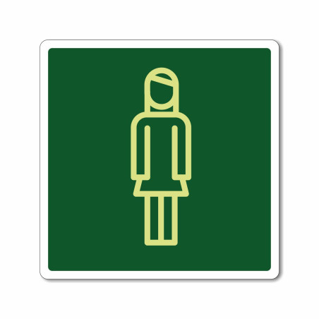 plaque toilettes femmes