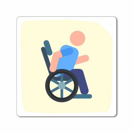 Plaque sanitaire handicapé