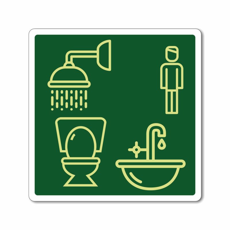 Plaque sanitaire pour les hommes