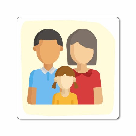 Plaque sanitaire famille