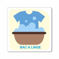Plaque bac à linge