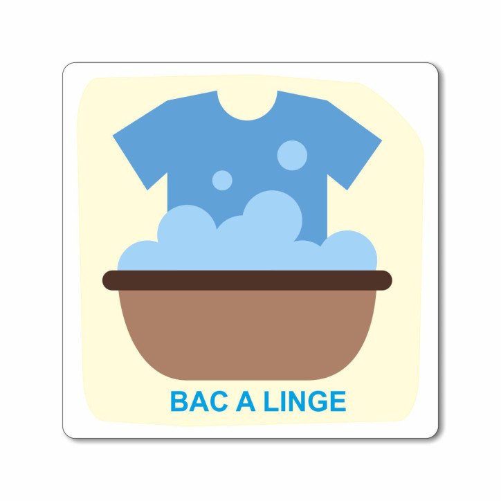 Plaque bac à linge