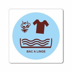 Plaque bac à linge