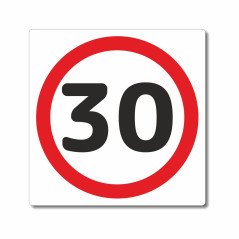Panneau 30 km à l'heure
