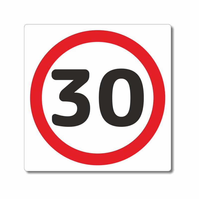 Panneau 30 km à l'heure