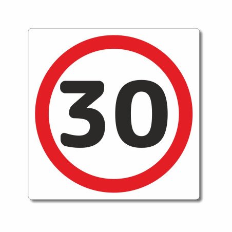 Panneau 30 km à l'heure
