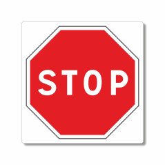 Panneau stop en 3 formats