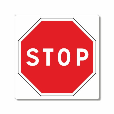 Panneau stop en 3 formats
