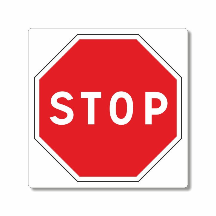 Panneau stop en 3 formats Panneau stop en 3 formats