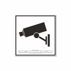 Panneau surveillance vidéo 24h sur 24