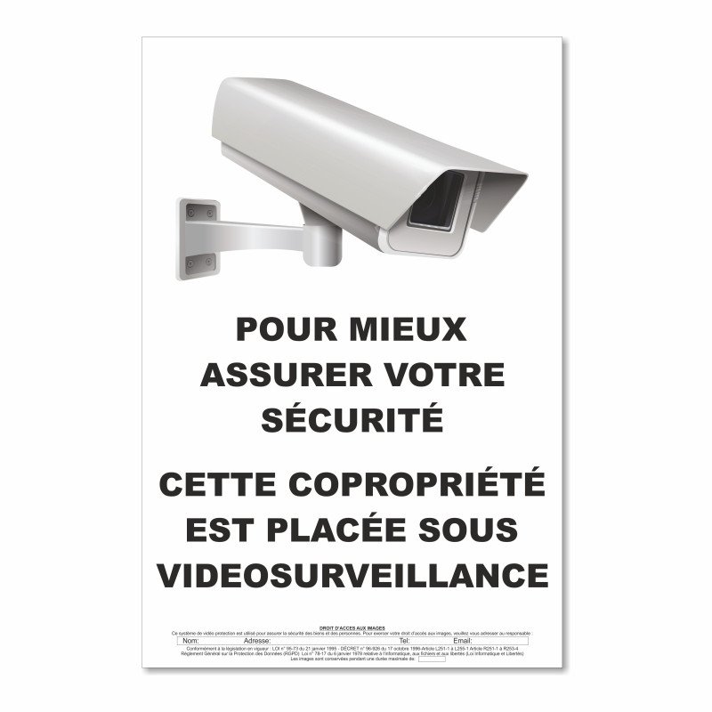 Panneau pour mieux assurer votre sécurité