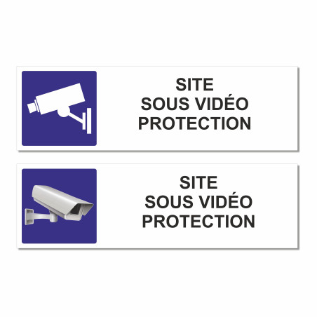 Panneau site sous vidéo protection