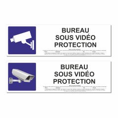 Panneau bureau sous vidéo protection