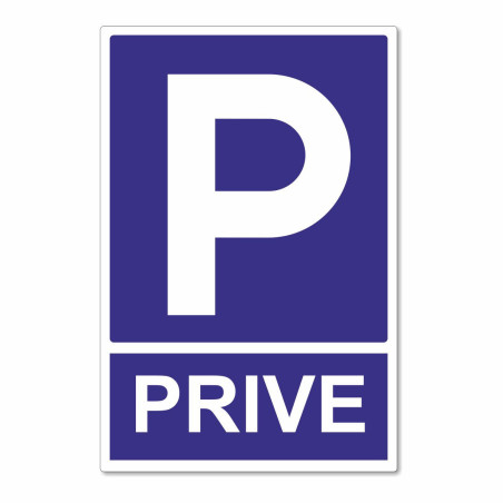 Panneau parking privé