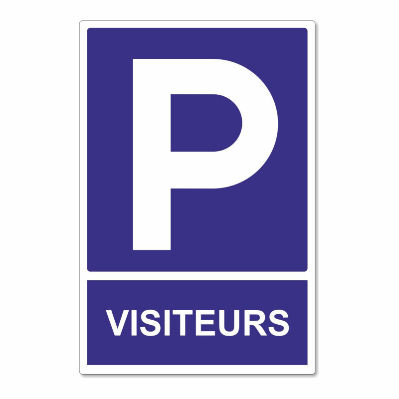 Panneau parking visiteurs