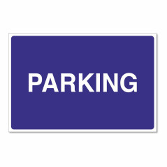 Panneau parking horizontal