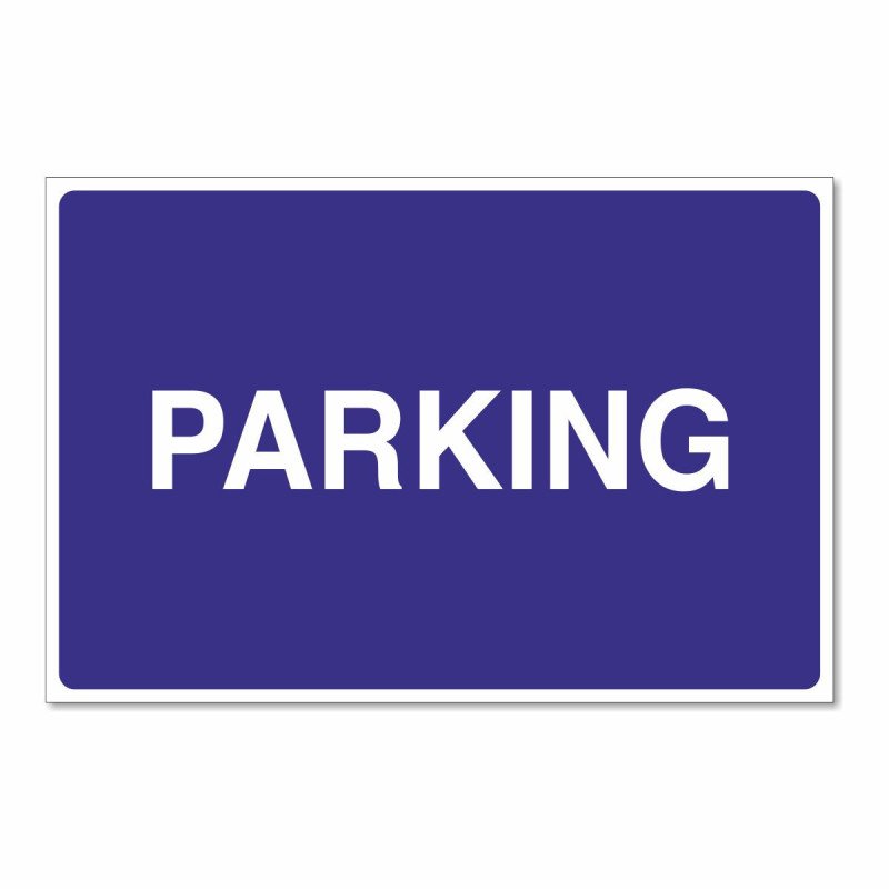 Panneau parking horizontal