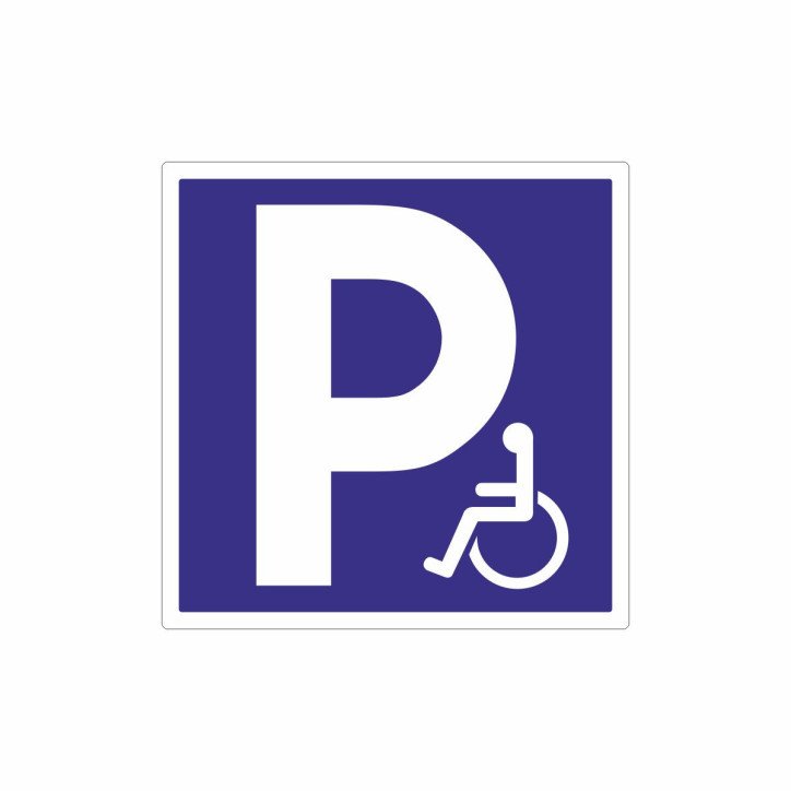 Parking handicapé carré Parking handicapé carré