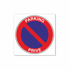Panneau parking privé - stationnement interdit
