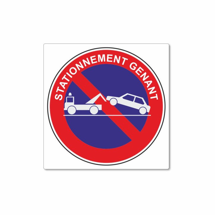 Panneau interdiction de stationner Panneau interdiction de stationner