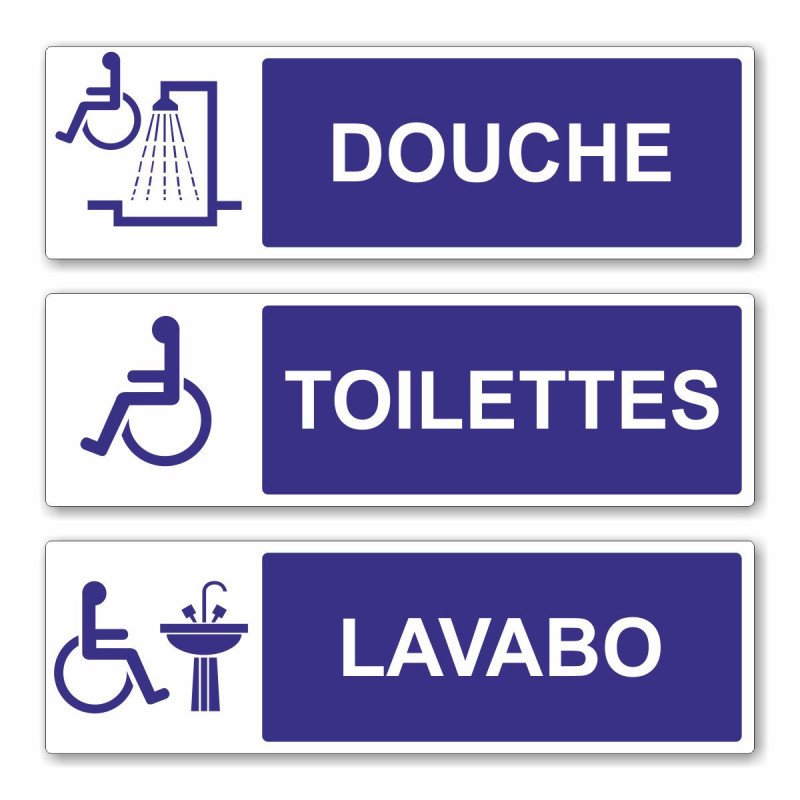 Panneau sanitaire handicapé