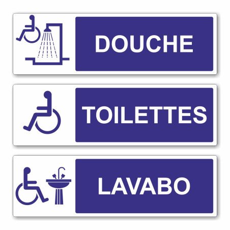Panneau sanitaire handicapé