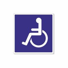 Panneau pictogramme PMR