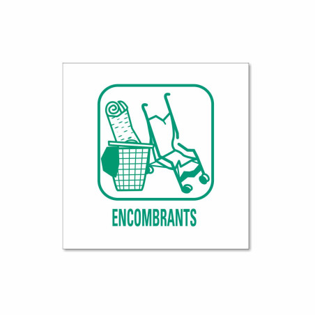 Panneau recyclage encombrants