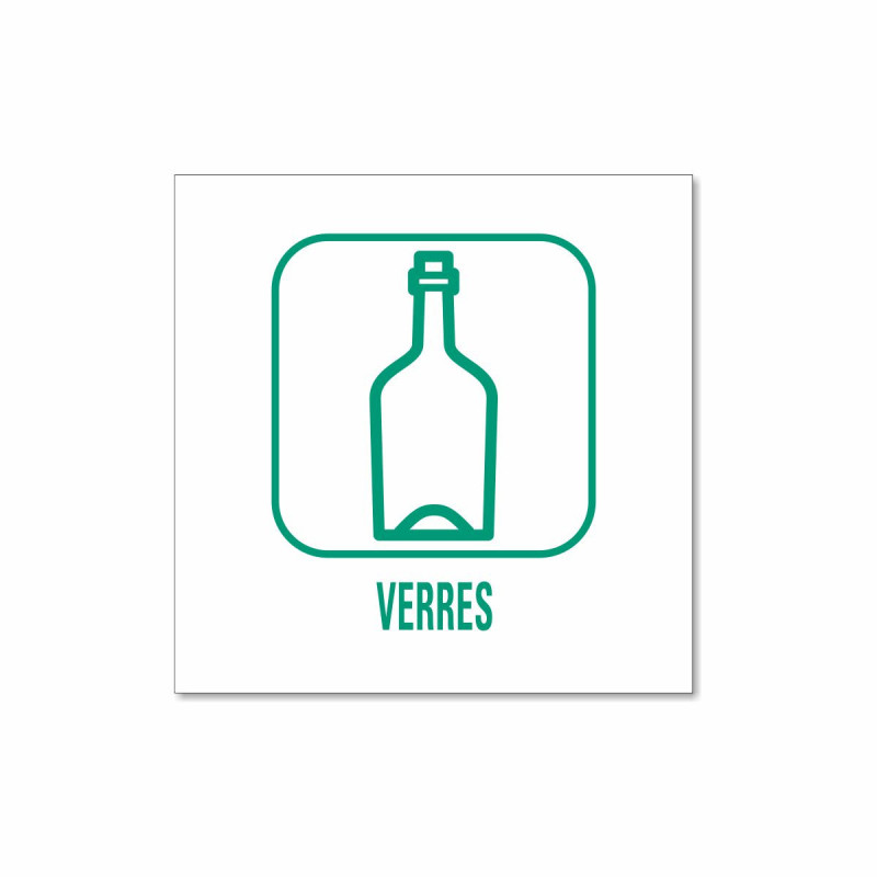 Panneau recyclage verre