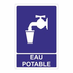 Panneau eau non potable