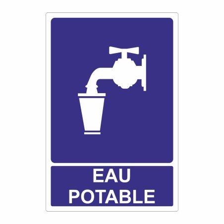 Panneau eau non potable
