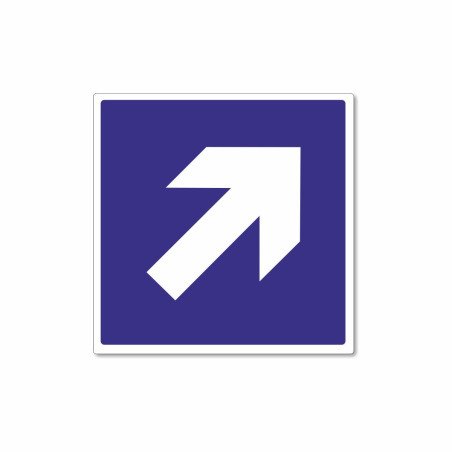 Panneau information fléchage tirer, pousser