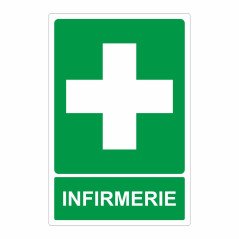 Panneau information infirmerie