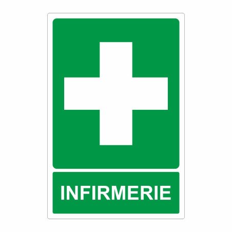 Panneau information infirmerie
