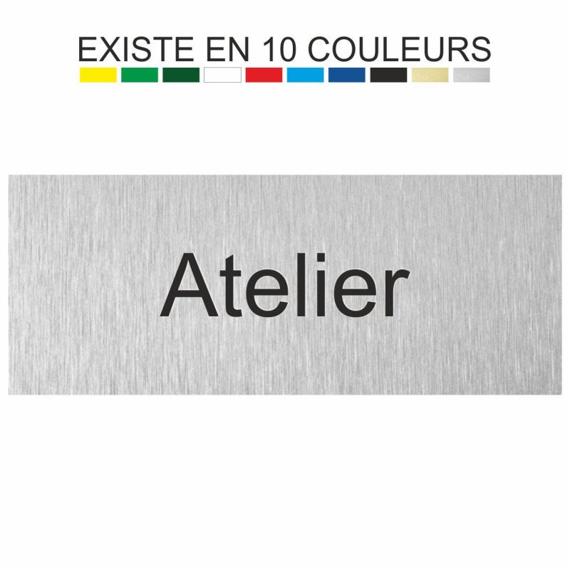 Plaque gravée atelier