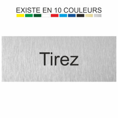 Plaque gravée tirez