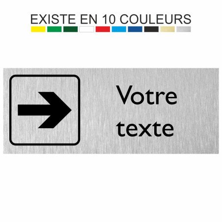 Plaque gravée sur mesure en 11 couleurs et 2 formats