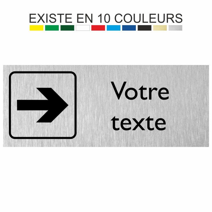 Plaque gravée sur mesure en 11 couleurs et 2 formats à droite Plaque gravée sur mesure en 11 couleurs et 2 formats à droite