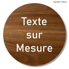Plaque en bois hôtels flèche gauche ou droite