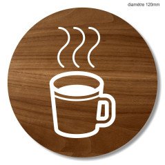 Plaque en bois hôtels flèche gauche ou droite