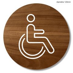 Plaque en bois hôtels flèche gauche ou droite
