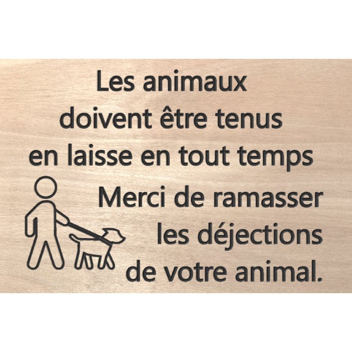 Panneau en bois les animaux tenus en laisse Panneau en bois les animaux tenus en laisse