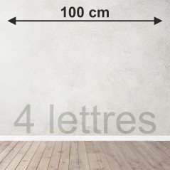 4 lettres sur mesure découpées en Bois tripli épicéa